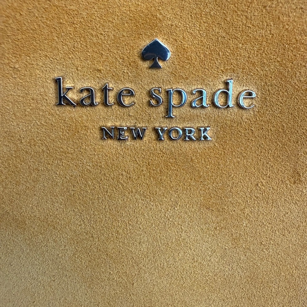 Kate Spade Dumpling Small Satchel - Squash (Yellow) Suede - Picture 6 of 6